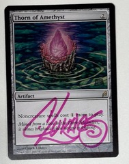 V1306: Thorn of Amethyst: NM: Lorwyn: Signed/Autographed: Chuck Lukacs: Pink